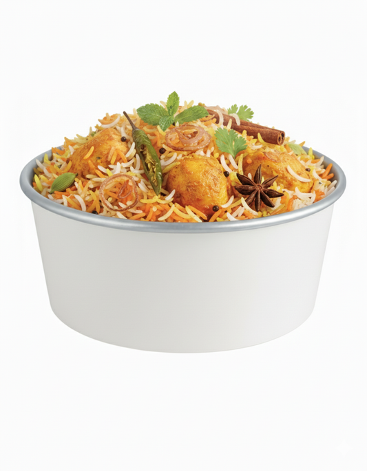 Salatschüssel aus Aluminium